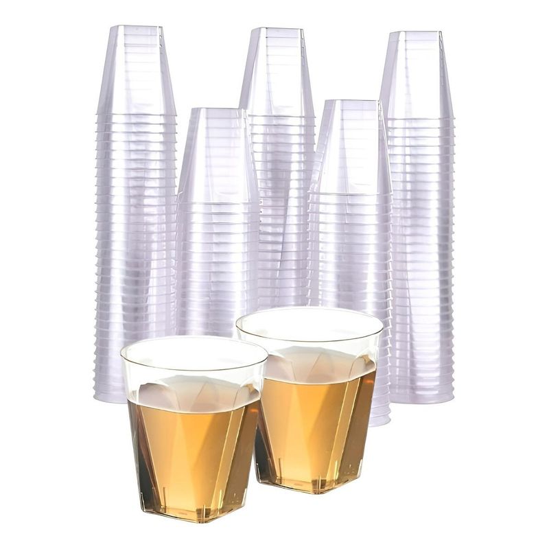 GENERICO - Vasos Acrílicos Reutilizables para Postres y Chupitos 2oz
