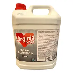 VIRGINIA - Cera Plastica Negra 5 Lts Pro