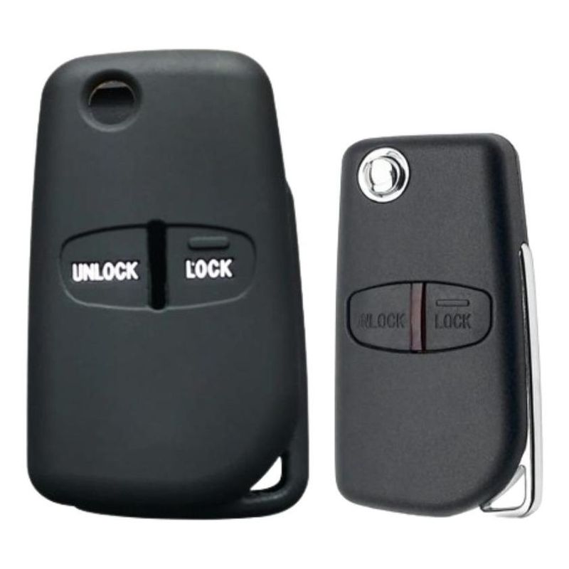 GENERICO - Funda Protectora de Llave Negro para Mitsubishi L200 y más