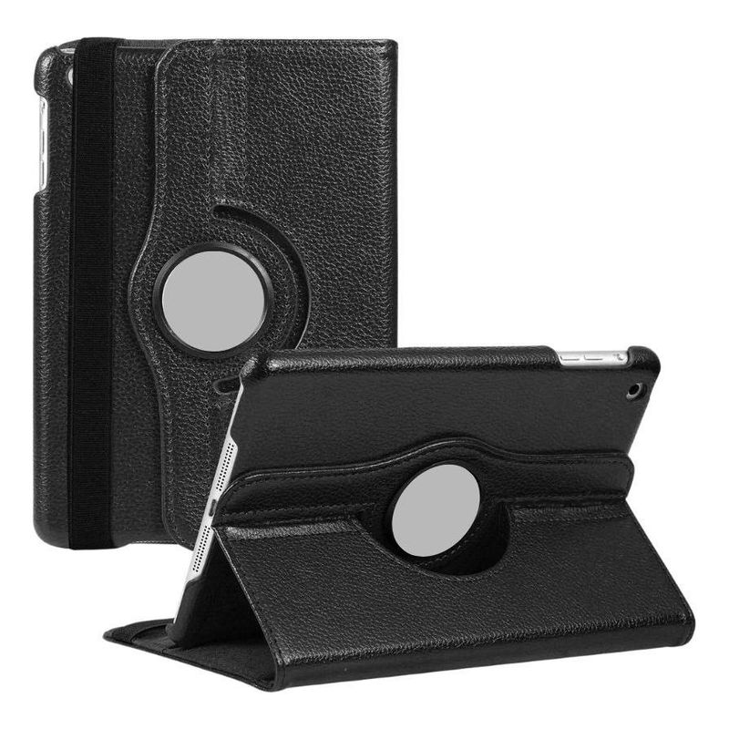 GENERICO - Funda Rotatoria de Cuero Sintético para iPad Mini 3 en 360°