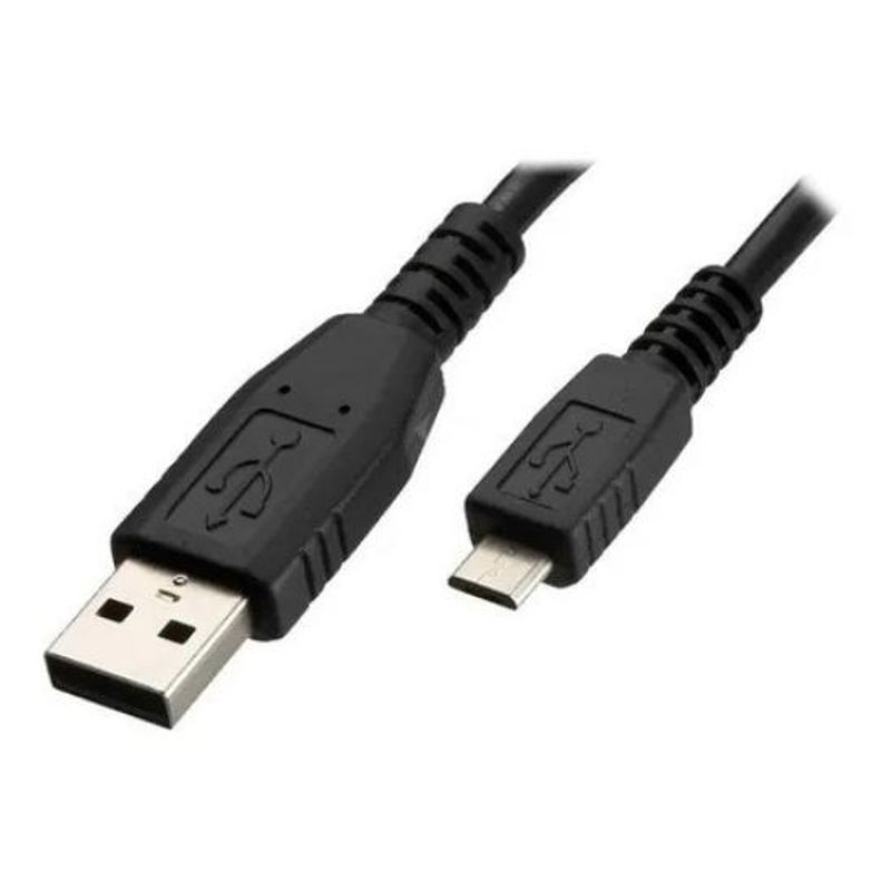 GENERICO - Pack de 20 Cables Micro USB Negros para Carga y Datos