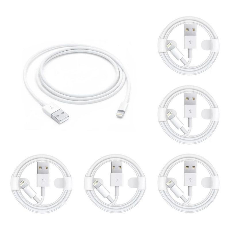 GENERICO - Pack de 3 Cables USB a Lightning de 1 metro para iPhone