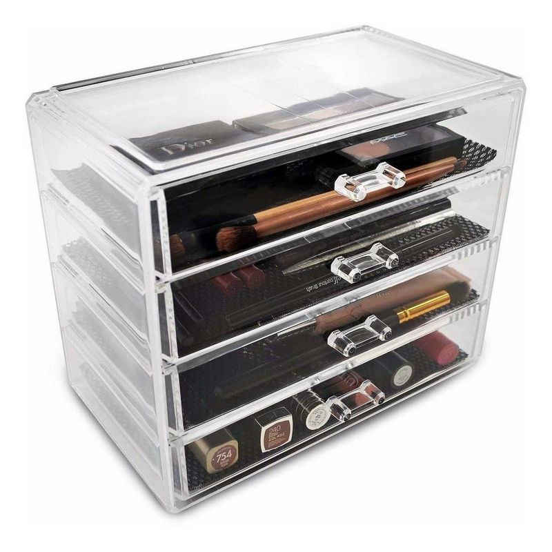 GENERICO - Organizador Acrílico para Brochas y Cosméticos Elegante