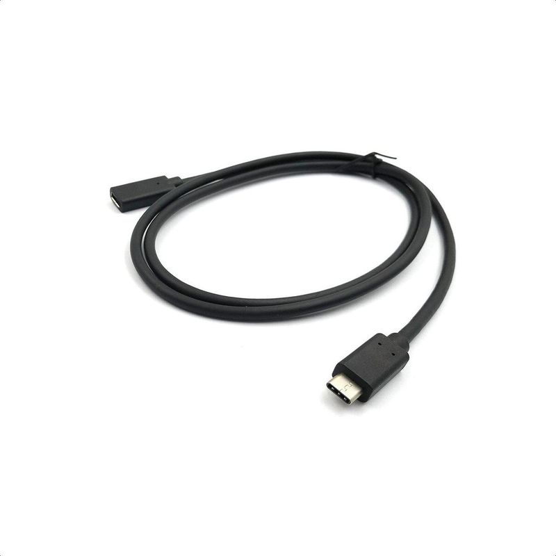 GENERICO - Cable Extensor USB Tipo C 1m para Carga y Sincronización