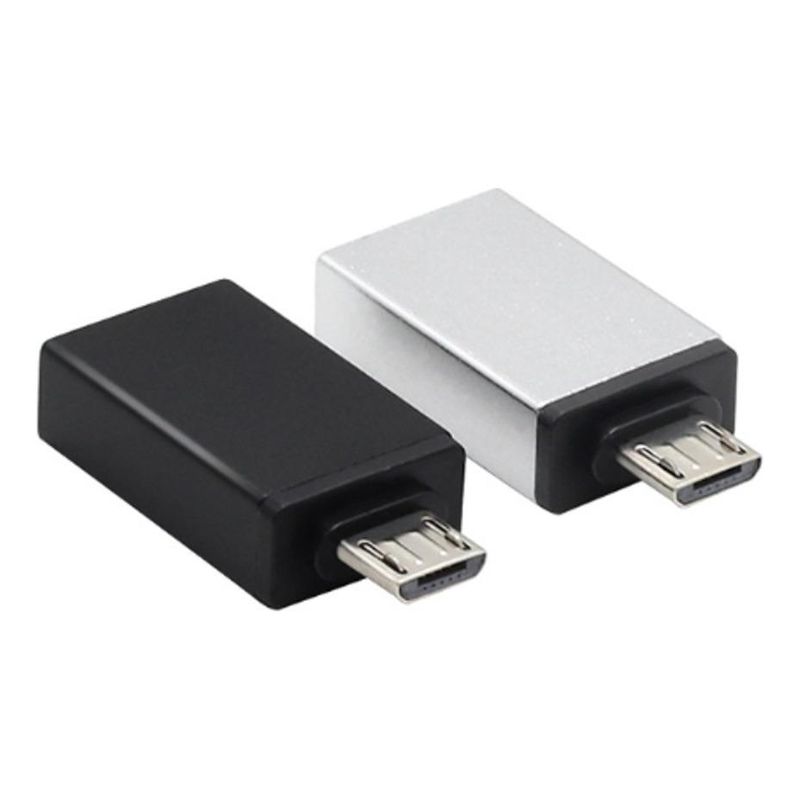 GENERICO - Adaptador OTG Micro USB para Conexión de Dispositivos USB