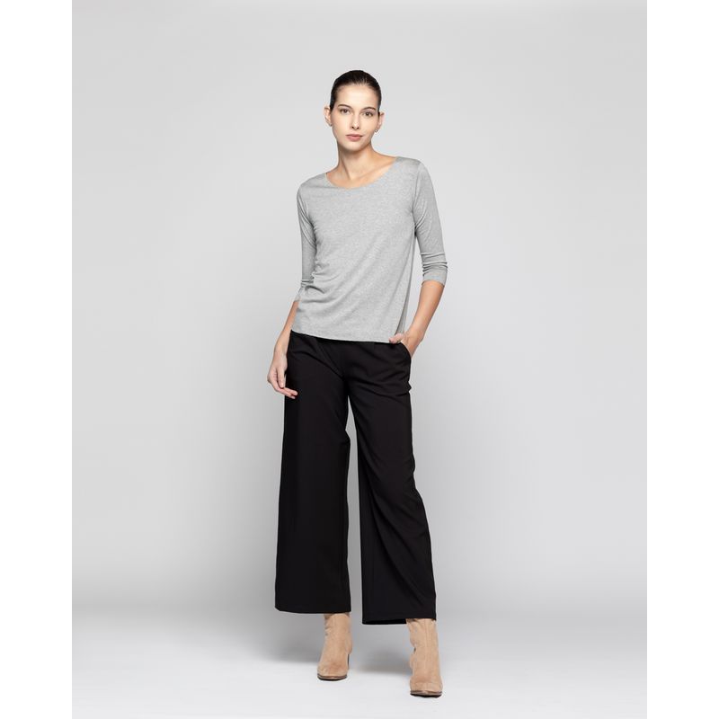 LINEATRE - Polera Mujer Estela Gris Lineatre