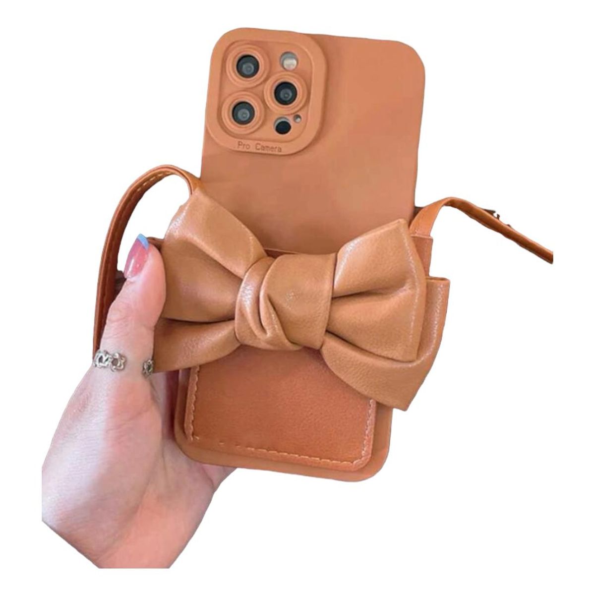 GENERICO - Funda Lazo Grande con Soporte para iPhone 11 Nuevo