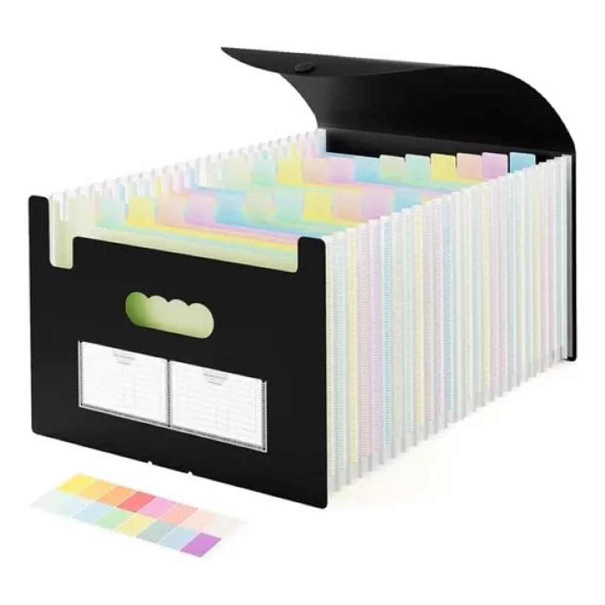 GENERICO - Carpeta Desmontable A4 con 25 Fuelles y Cajón Organizador