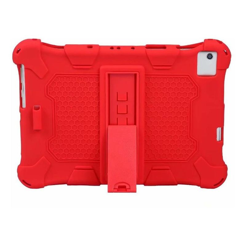 GENERICO - Funda de Silicona Ajustable con Soporte y Lápiz para Tablet