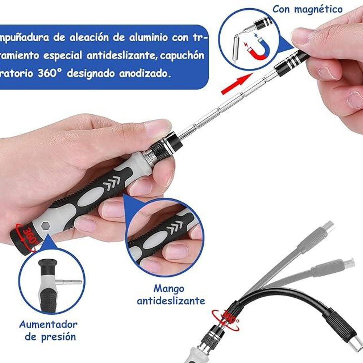 GENERICO - Juego Profesional de Herramientas para Reparación Móvil 115 Piezas