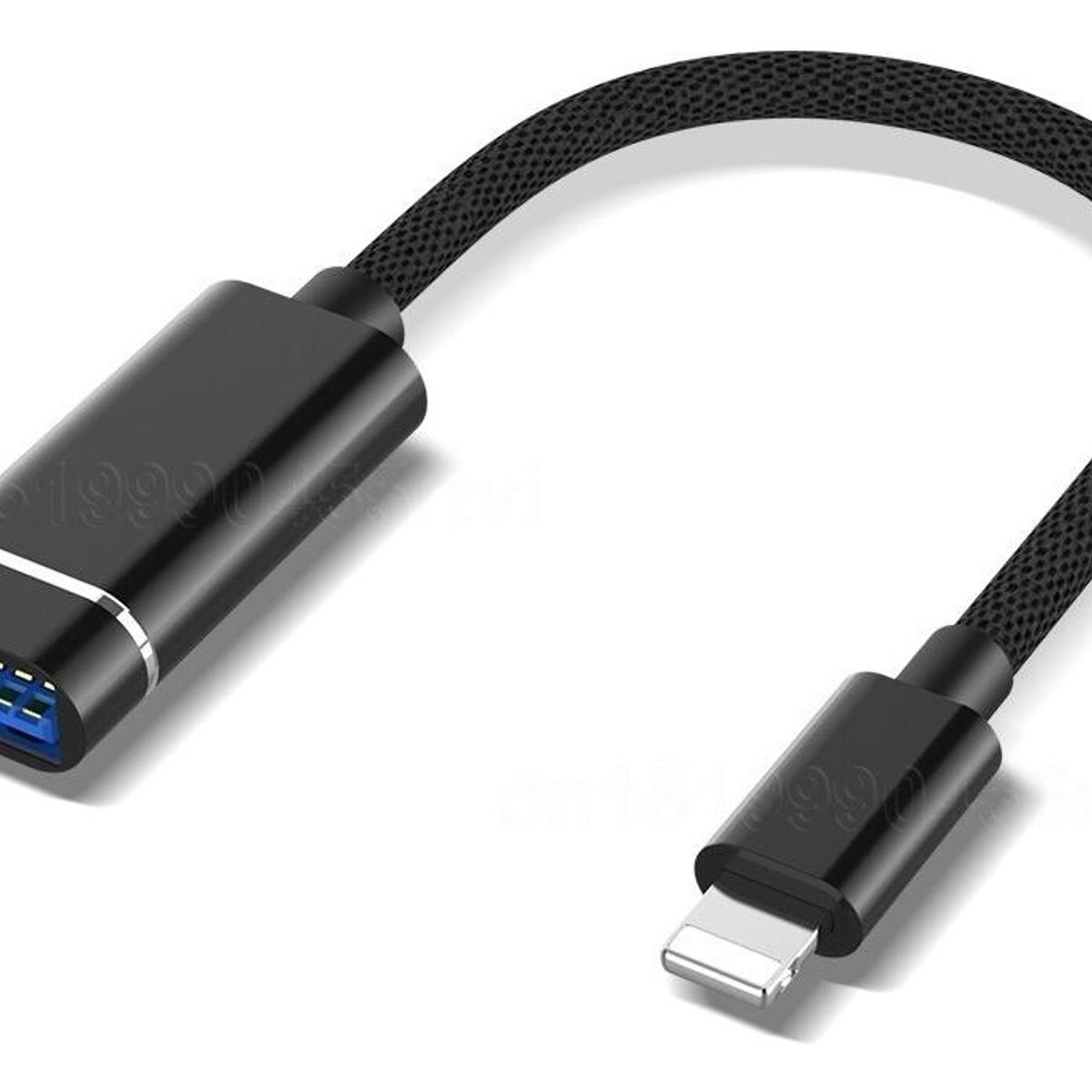 GENERICO - Adaptador USB OTG Lightning para iPhone compacto y rápido
