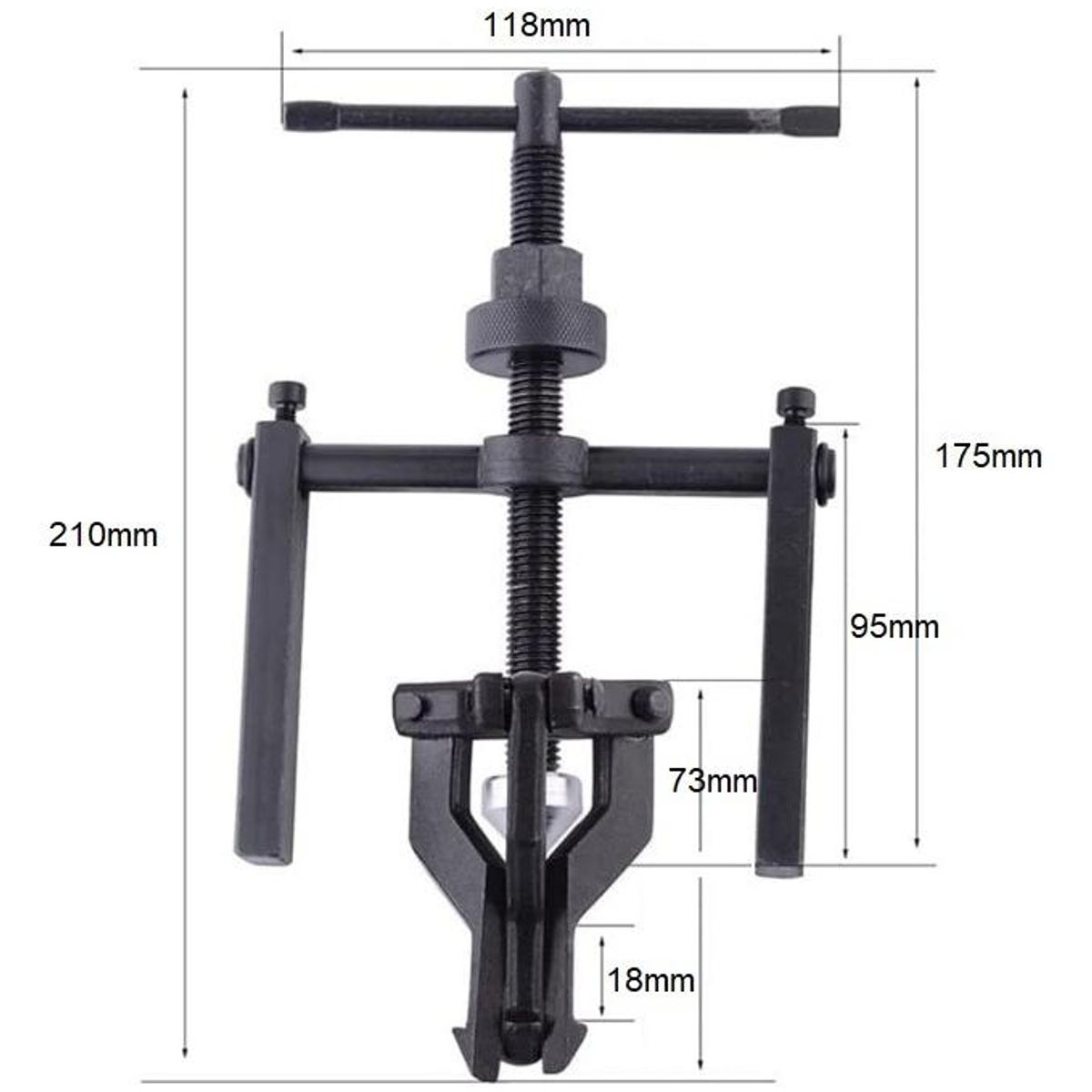 GENERICO - Extractor Profesional para Rodamientos Internos de Acero