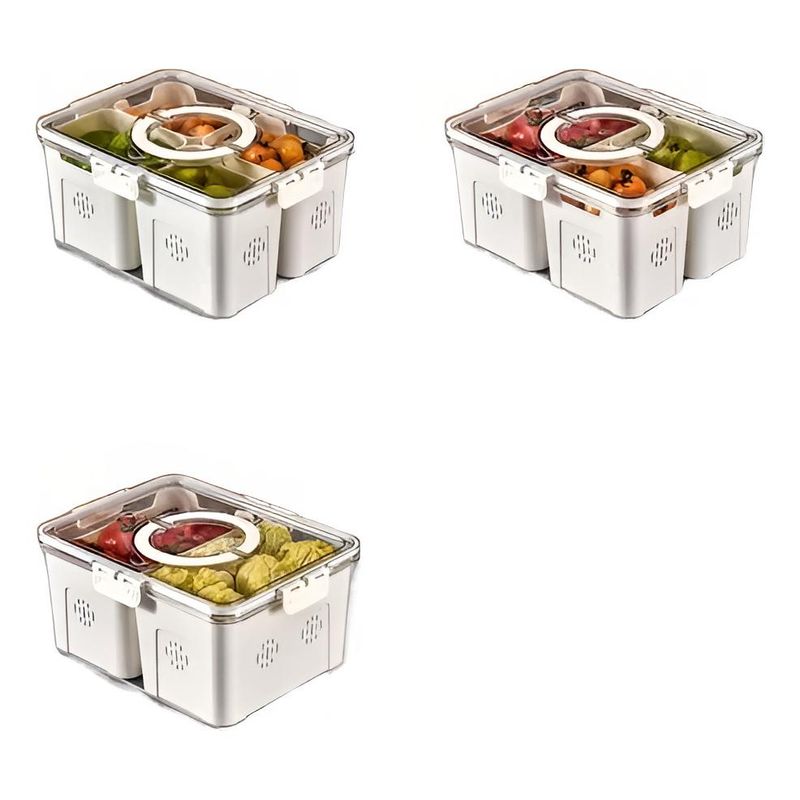 GENERICO - Organizador Hermético para Refrigerador 15cm x 25cm x 31cm