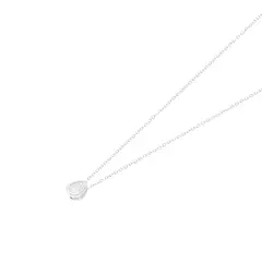 JB JOYAS BARON - Collar de Plata Esterlina 925 Gota de Agua Con Circon