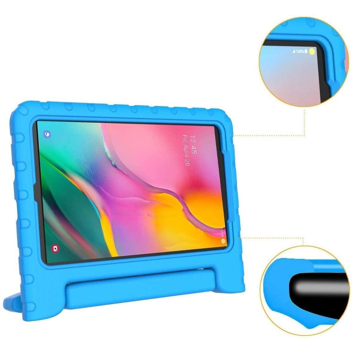 GENERICO - Funda Maletín Engomada Antigolpe para Samsung Tab A 101