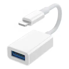 GENERICO - Adaptador Lightning a USB para iPhone y iPad versátil y rápido
