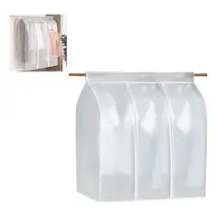 GENERICO - Bolsa Colgante Transparente para Ropa Resistente y Organizada