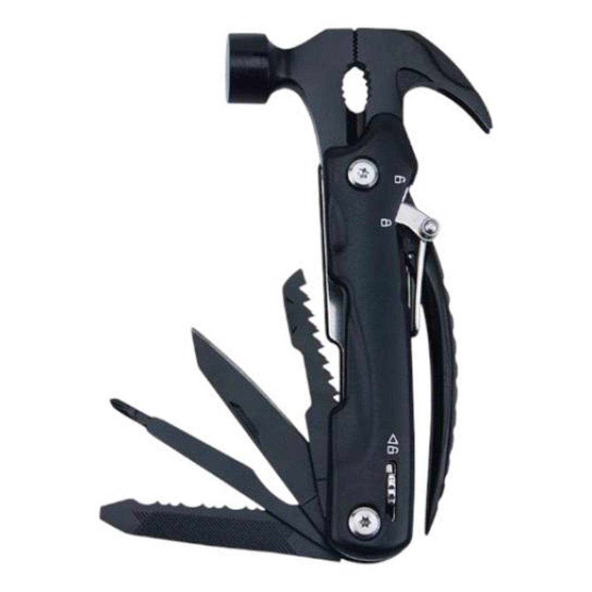 GENERICO - Martillo Multifuncional 12 en 1 con Mango Ergonómico