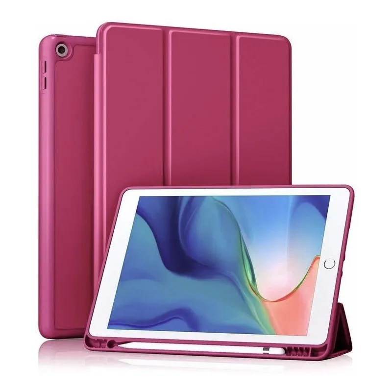 GENERICO - Estuche Smart con Ranura para Pencil y Tapa Protectora iPad 102