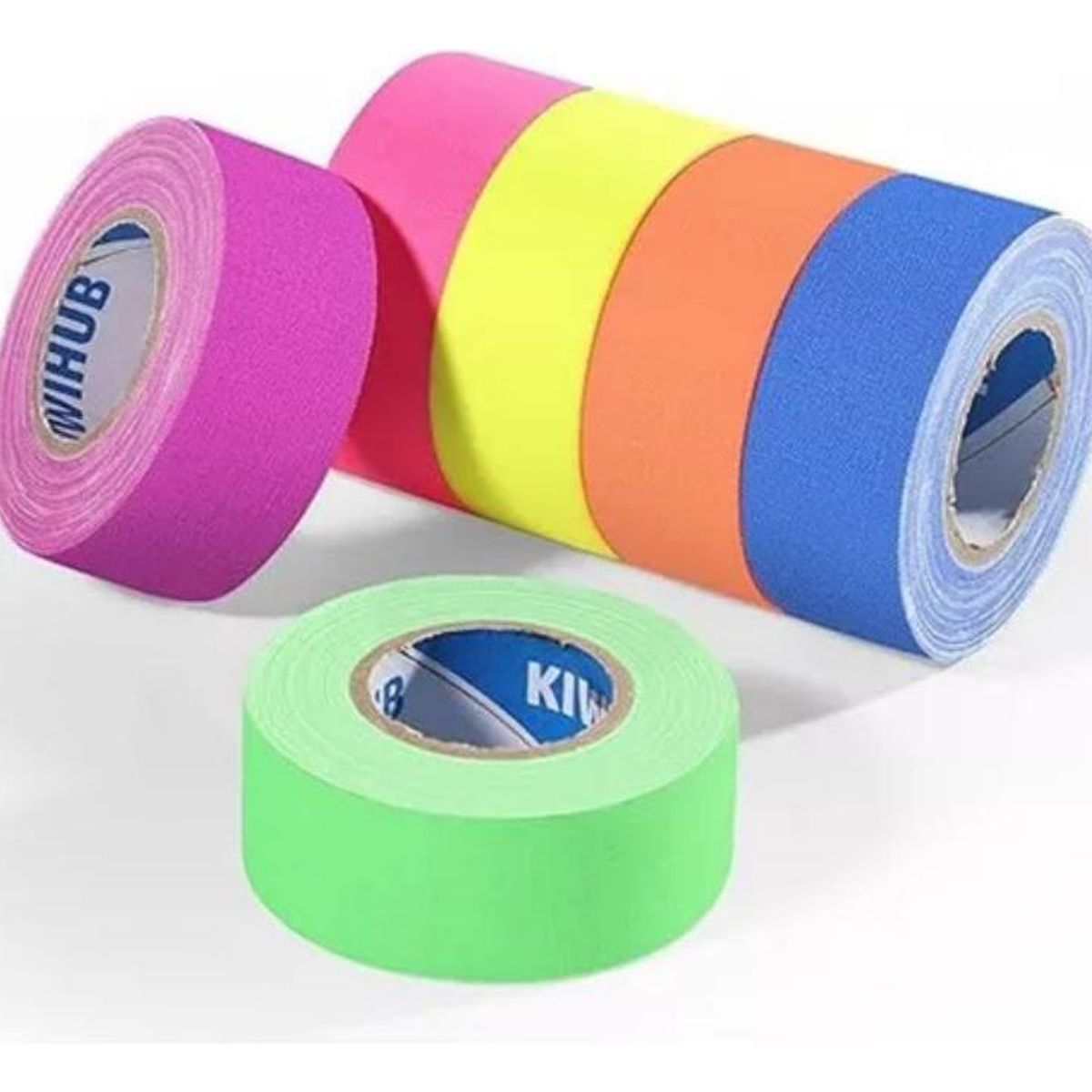 GENERICO - Cinta Adhesiva Neón Fluorescente para Decoración y Avisos