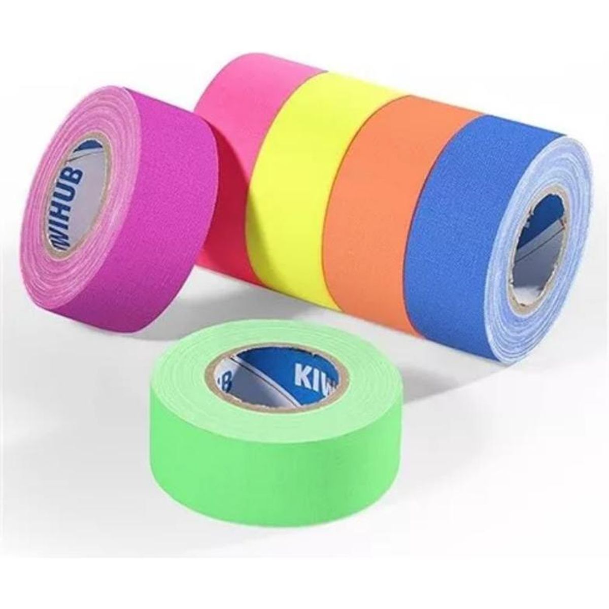 GENERICO - Cinta Adhesiva Neón Fluorescente para Decoración y Avisos