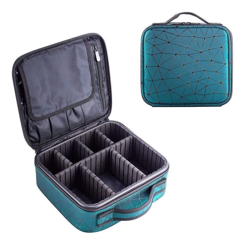 GENERICO - Organizador Giratorio de Maquillaje con Compartimentos Ajustables
