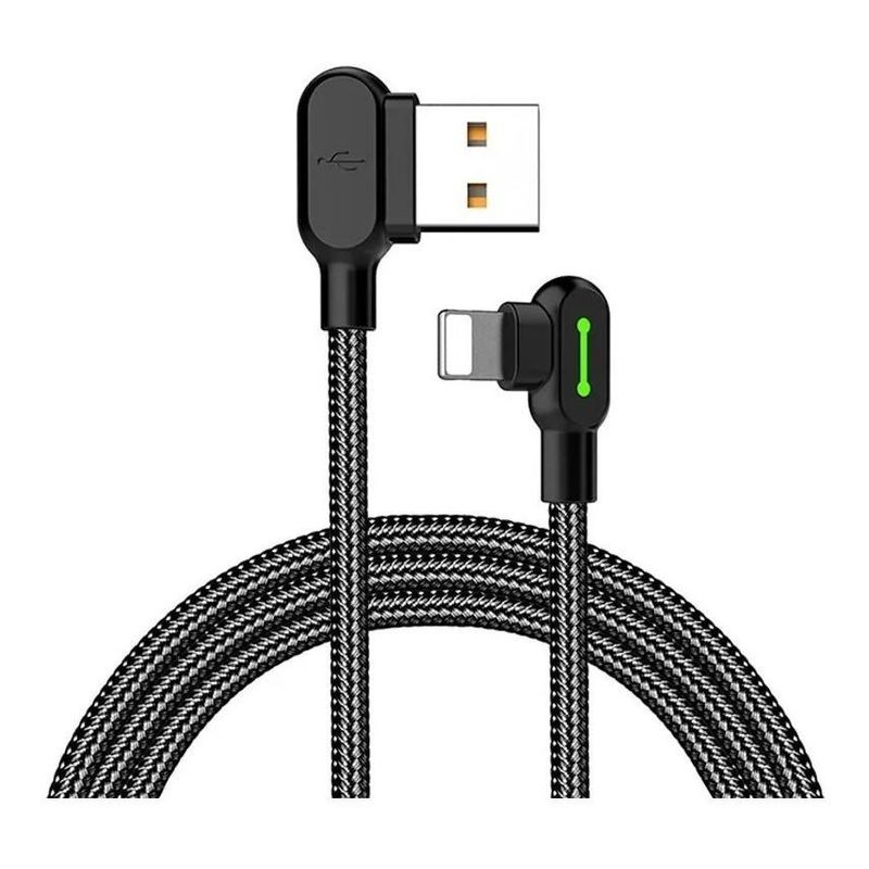 GENERICO - Cable USB Lightning con Conectores Reversibles y Trenzado