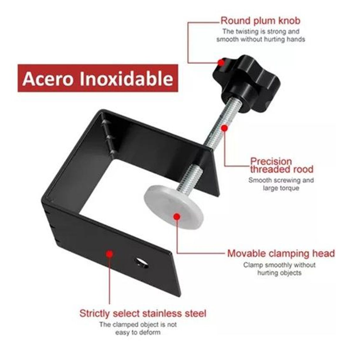 GENERICO - Set Prensas Cajones de Aluminio Antideslizante y Ajustable