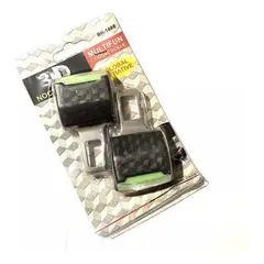 GENERICO - Funda Volante 38 cm Negra y Roja + Clips Cinturón Seguro