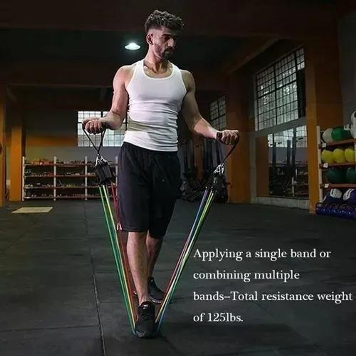 GENERICO - Kit de Bandas Elásticas de Resistencia para Ejercicios 16 Pz