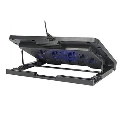 Imagen 2 del producto Soporte Notebook Cooler Ventilador Enfriador Pc Negro Led