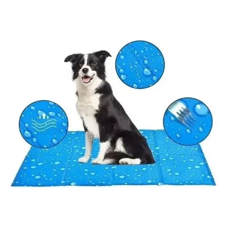 GENERICO - Manta Refrescante para Mascotas de Gel y Poliester 90x50 cm