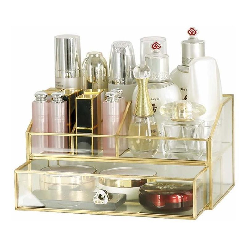 GENERICO - Organizador Transparente de Maquillaje y Perfumes Clásico