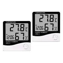 GENERICO - Termohigrómetro Digital Dual para Temperatura y Humedad
