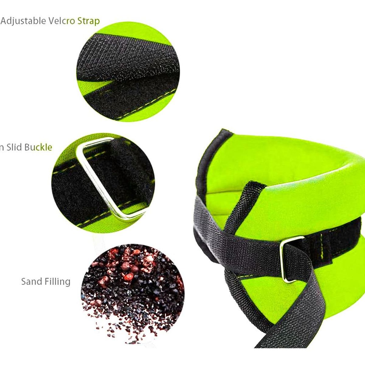 GENERICO - Pesas de tobillo y muñeca ajustables para entrenamientos efectivos