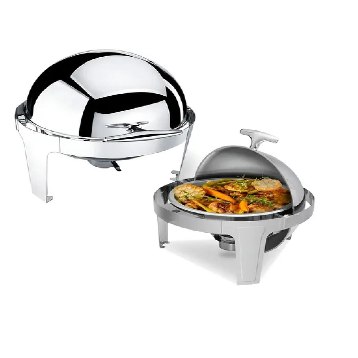 GENERICO - Chafer Bufetera Chafing Dish Buffet Vapor Chafer Redondo 5l