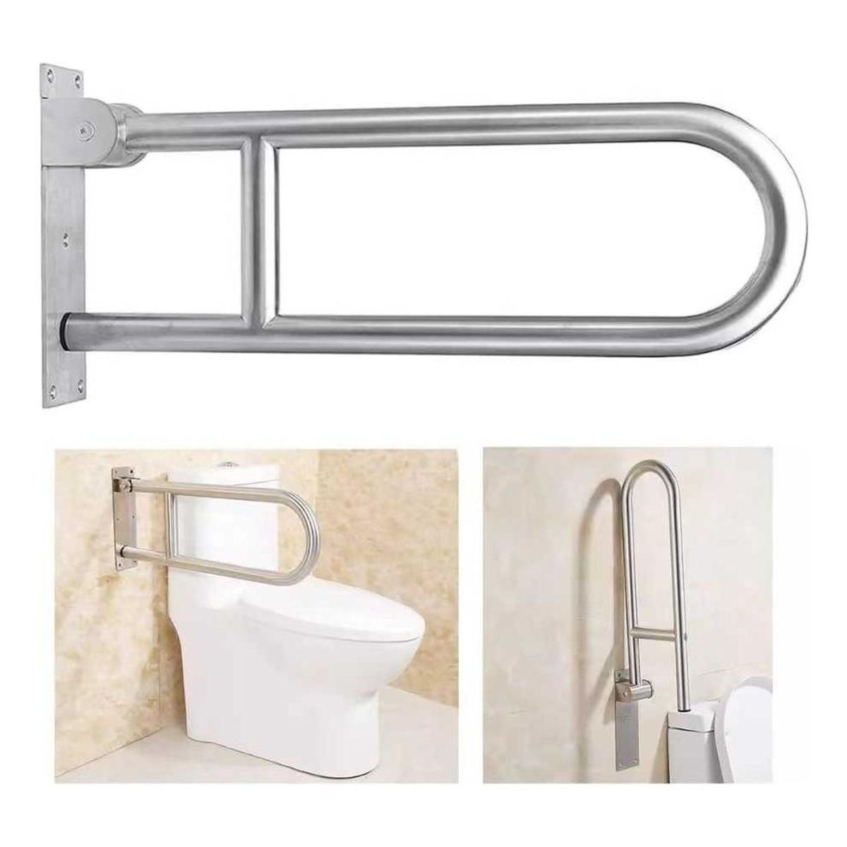 GENERICO - Barra Abatible de Seguridad en Acero Inox para Baño