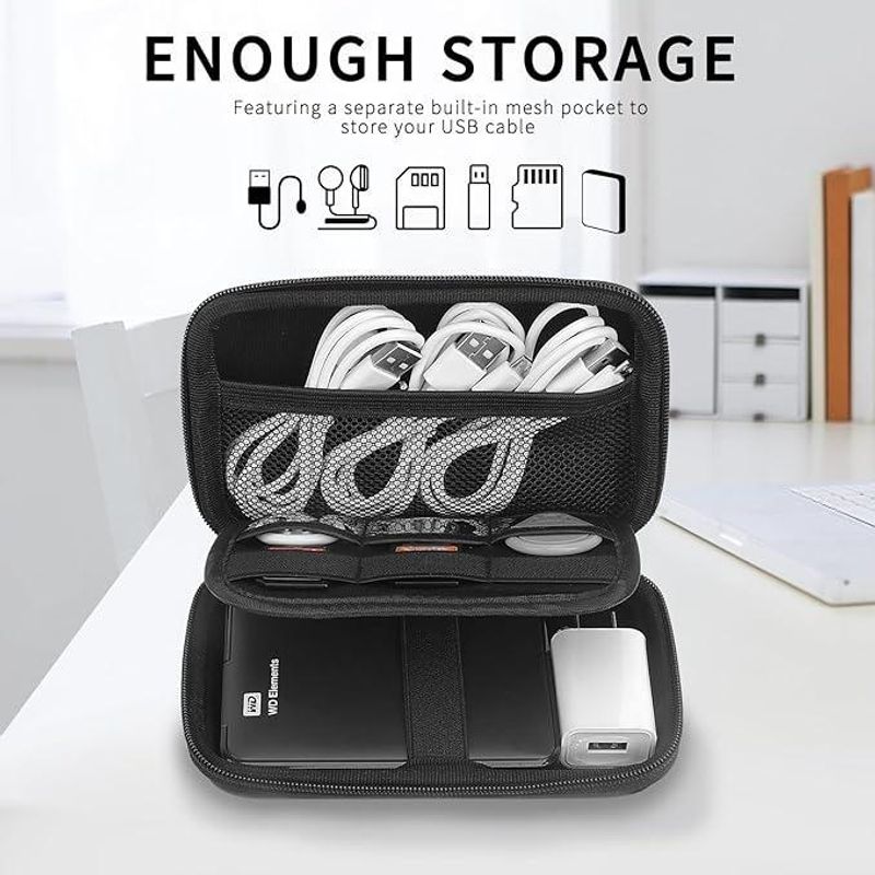GENERICO - Estuche Protector Multiusos para Discos Duros y Gadgets