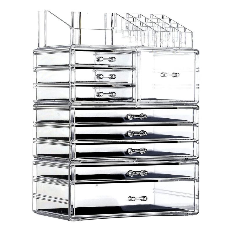 GENERICO - Organizador Acrílico de Maquillaje con 6 Cajones Apilables