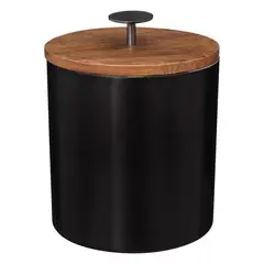 SECRET DE GOURMET - Hielera Acero Inox Con Tapa Madera