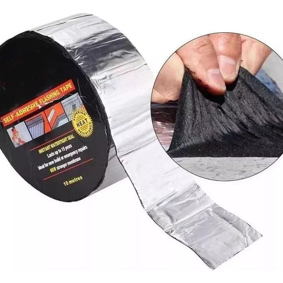 GENERICO - Cinta Butilo Selladora Impermeable para Techos y Embarcaciones