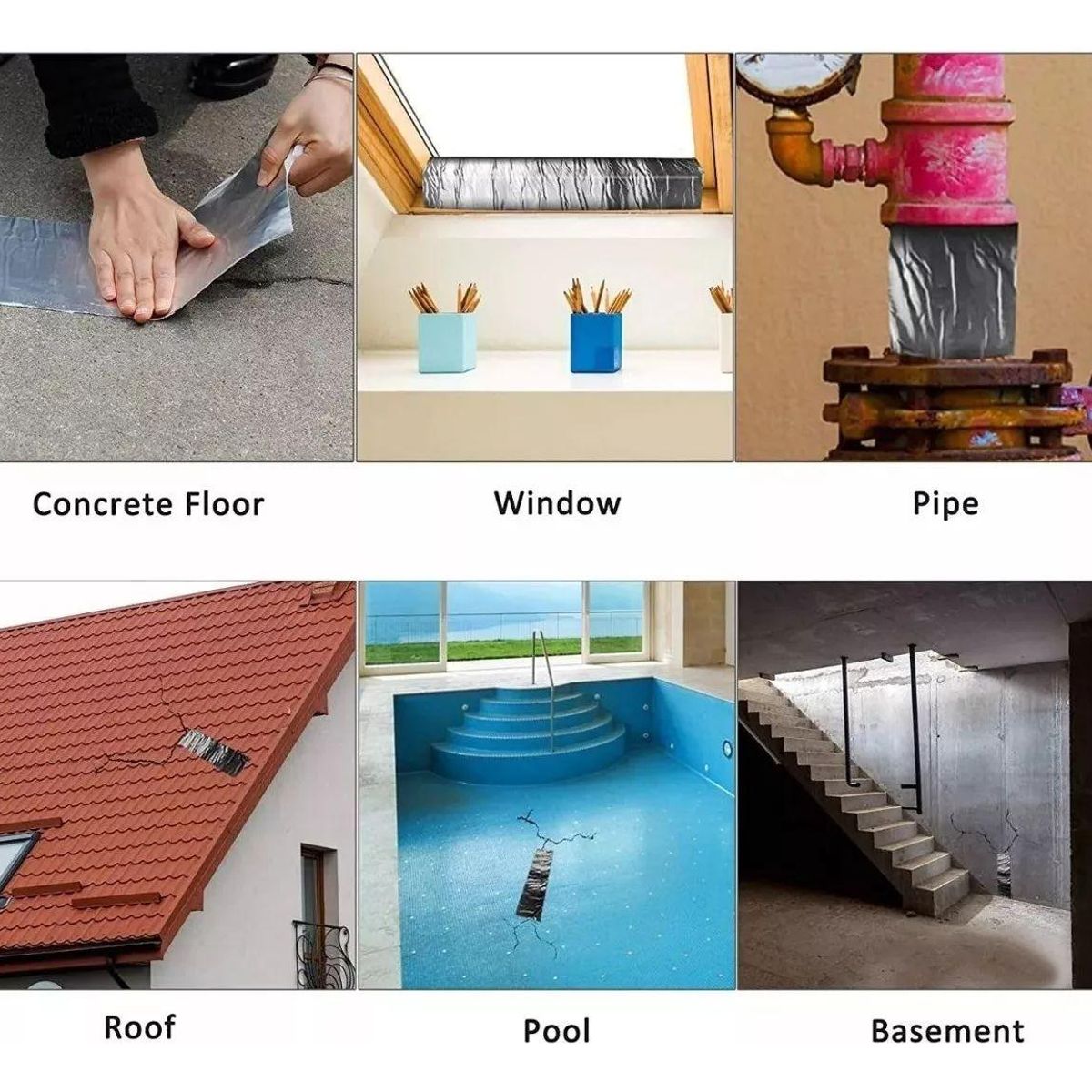 GENERICO - Cinta Butilo Selladora Impermeable para Techos y Embarcaciones