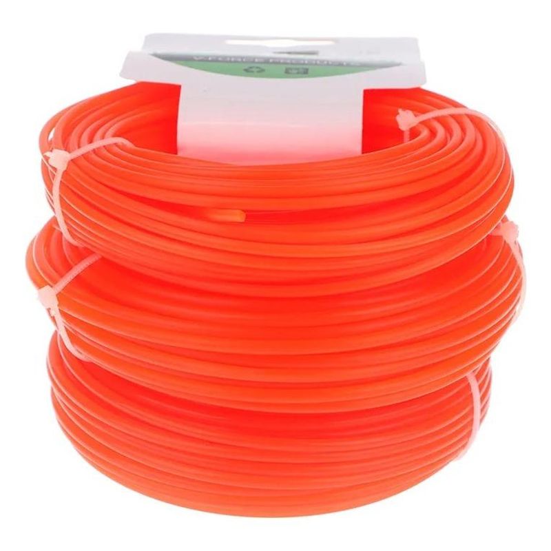 GENERICO - Pack de 3 Cuerdas de Nylon para Orilladora 15m Sin Vencimiento
