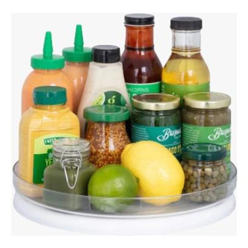 GENERICO - Bandeja Giratoria Acrílica para Refrigerador 28 cm