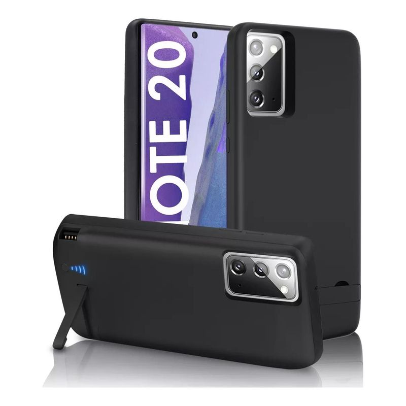 GENERICO - Funda Batería 6000mAh para Samsung Note 20 con soporte plegable