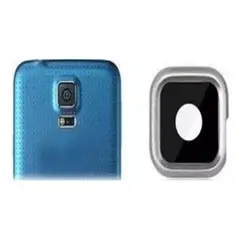 GENERICO - Bisel y tapa de repuesto para cámara Galaxy S5 con kit de desarme