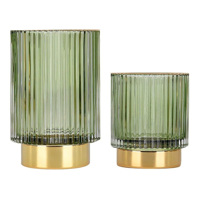 GENERICO - Soporte Vintage de Cristal para Maquillaje y Brochas