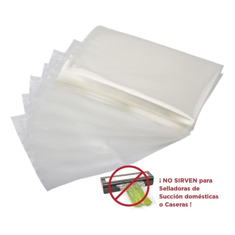 GENERICO - Bolsas de Vacío Lisas 40x45cm para Selladoras Profesionales