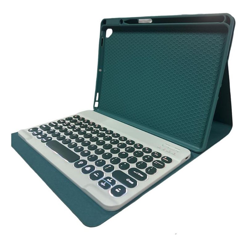 GENERICO - Funda con Teclado Iluminado y Soporte para iPad 102