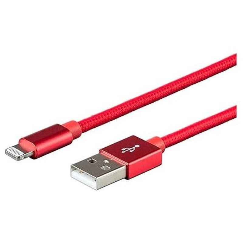 GENERICO - Cable USB de 2 metros con conector Lightning para iPhone